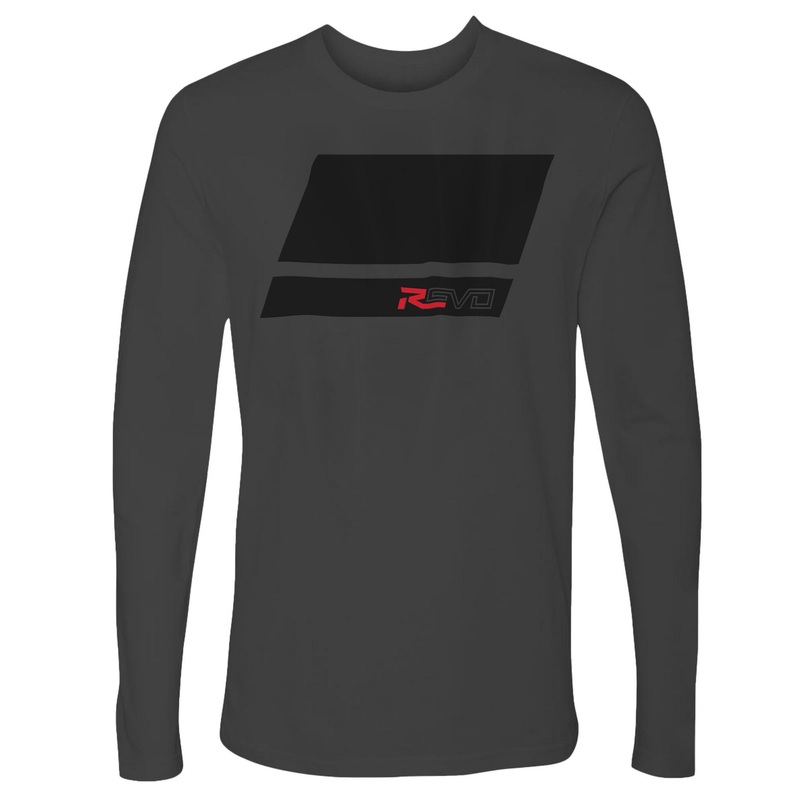Revo Logo Long Sleeve T-Shirt Charcoal