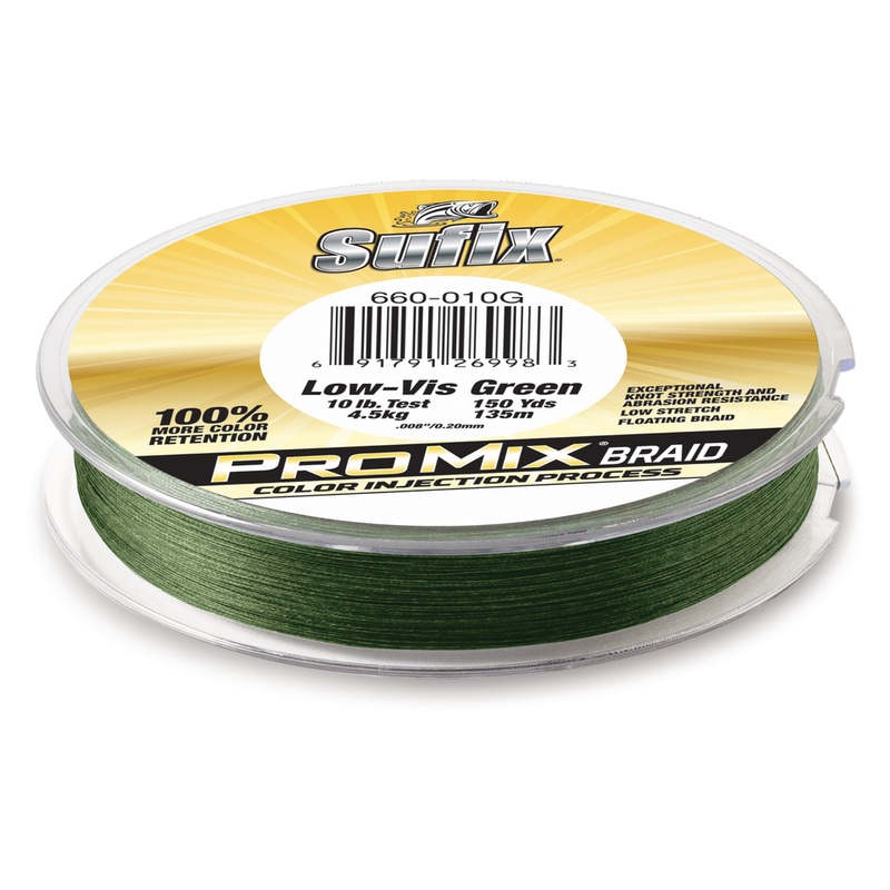 Sufix Promix Braid|Lo-Vis Green|6 lb|150 Yd.