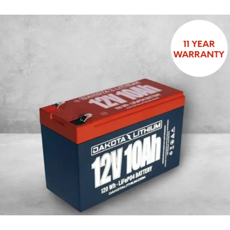 Dakota 12v 10Ah Lithium Battery