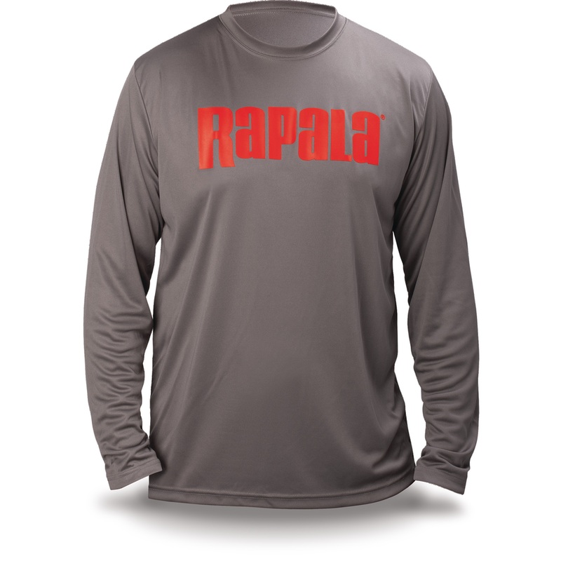 Rapala Core Long Sleeve Grey|X-Small|Small|Medium|Large|X-Large|XX-Large