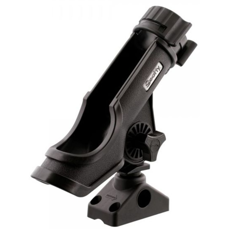 Scotty Powerlock Rod Holder Black with 241 Side-Deck Mount