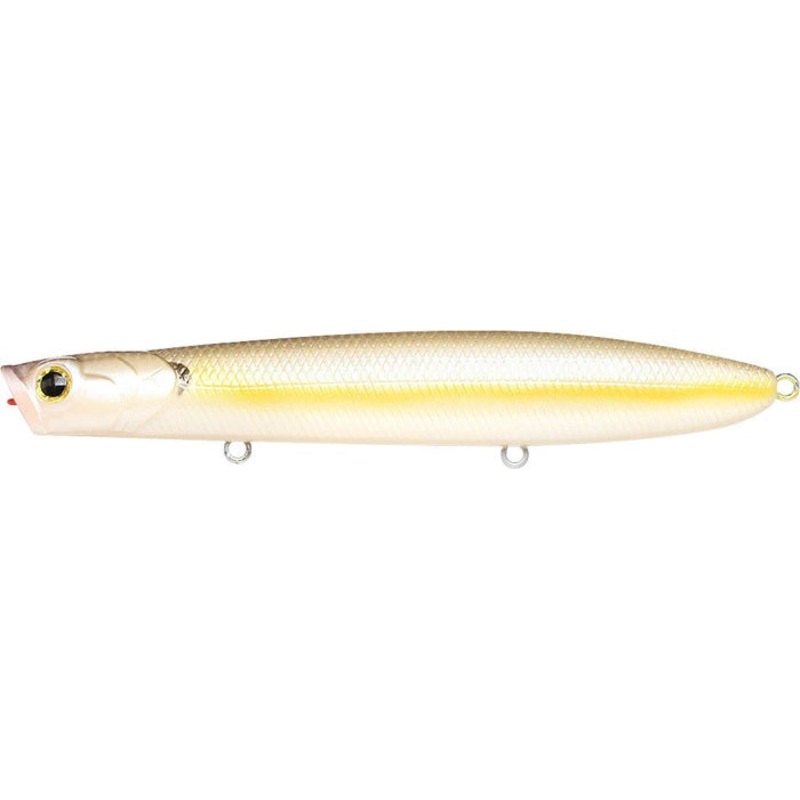 Lucky Craft Gunfish 117 Topwater Walker/Popper Chartreuse Shad Floating - 4 1/2 3/5 oz