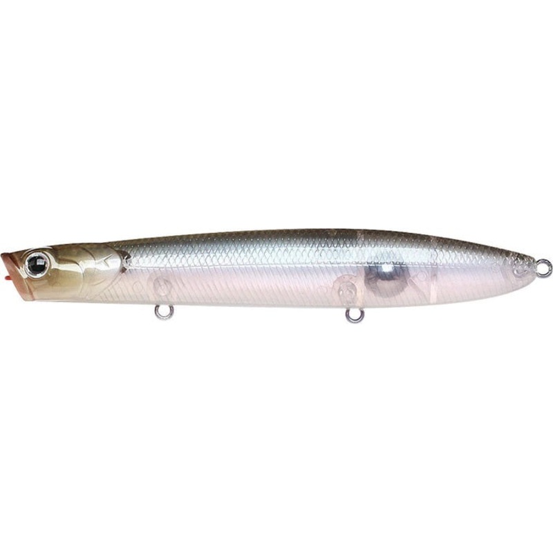 Lucky Craft Gunfish 117 Topwater Walker/Popper Ghost Minnow Floating - 4.50 3/5 oz