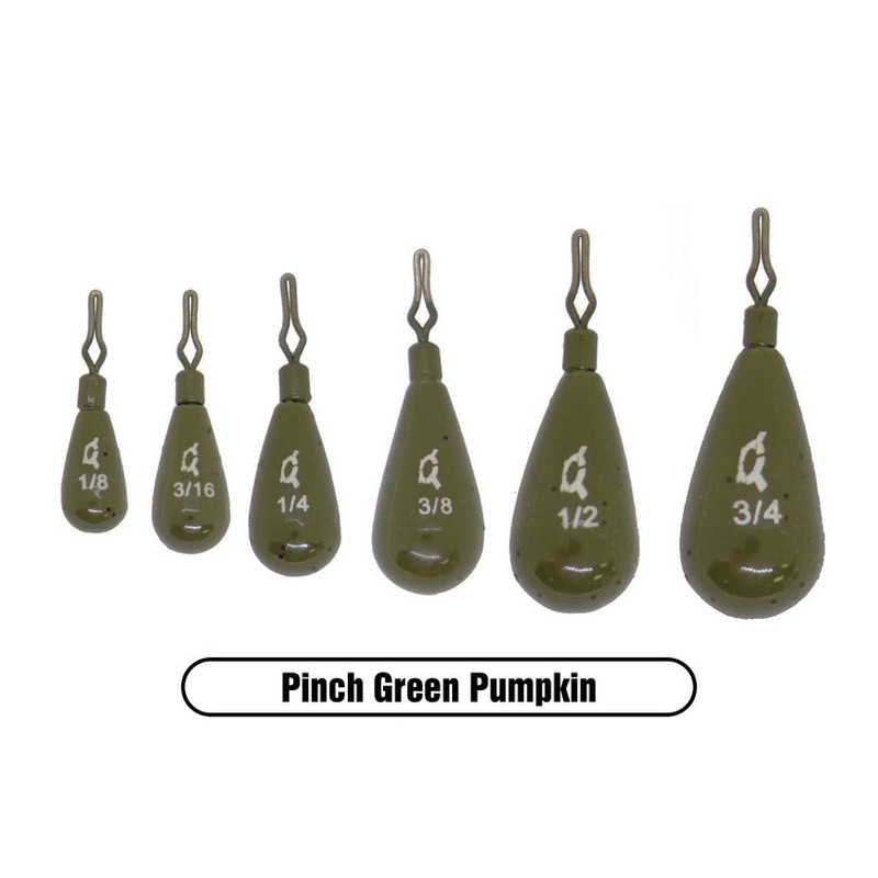 X Zone Tungsten Teardrop Pinch Drop Shot