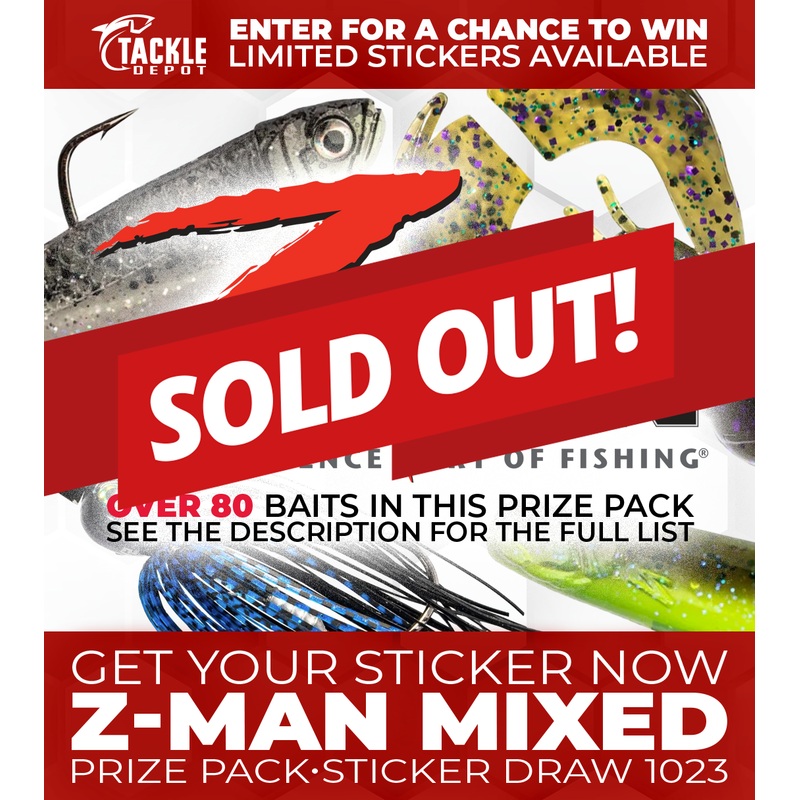 Tackle Depot Sticker Draw 1023