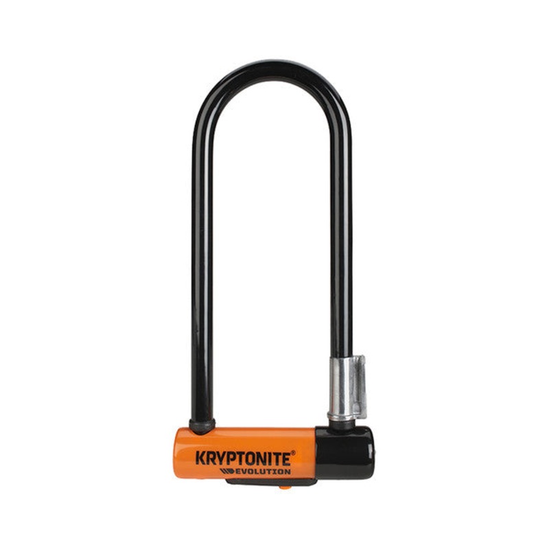 Kryptonite Evolution Series U-Lock - 3 x 9.5 Keyed Black Includes bracket