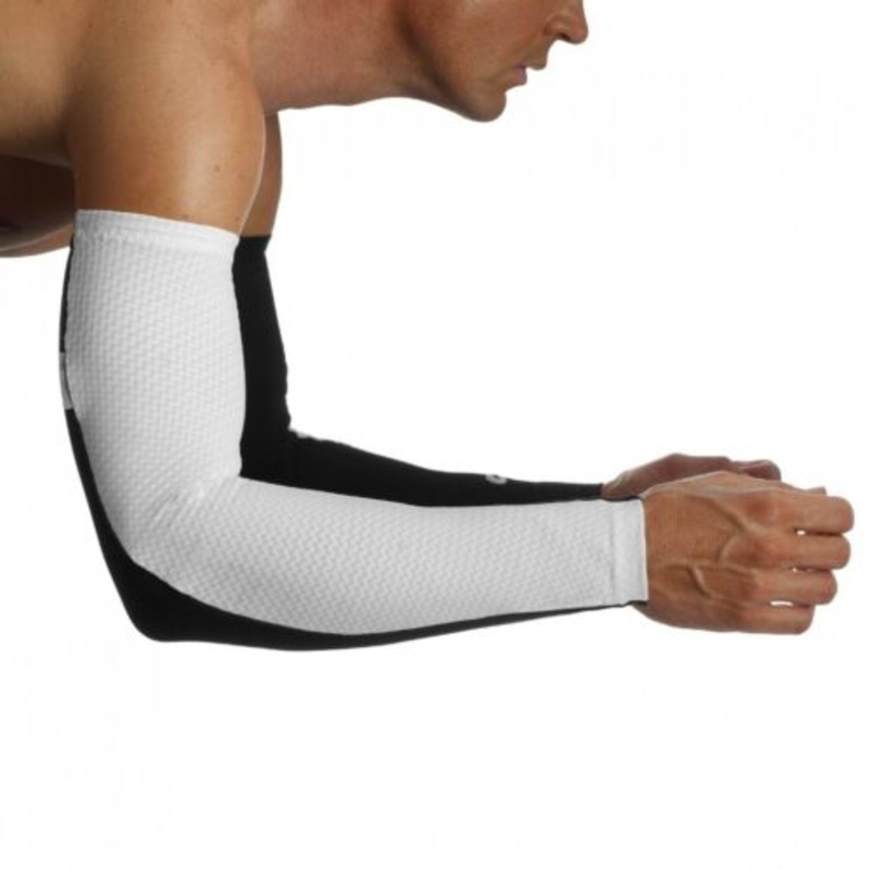 Assos S7 Cycling Arm warmers|White