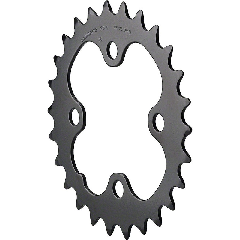 Shimano Chainring|Black|9 Speed