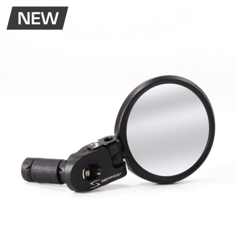 Serfas Glass Lens Mirror|Black|62MM