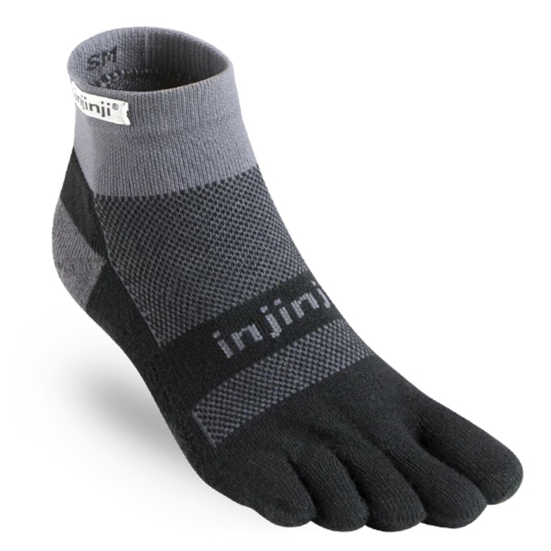 Injinji Run Midweight Mini-Crew Socks
