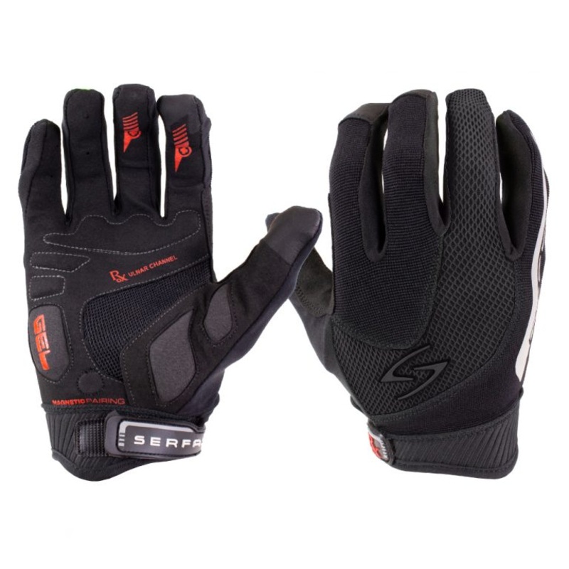 Serfas Full Finger RX Gloves|Black|XS|S|M