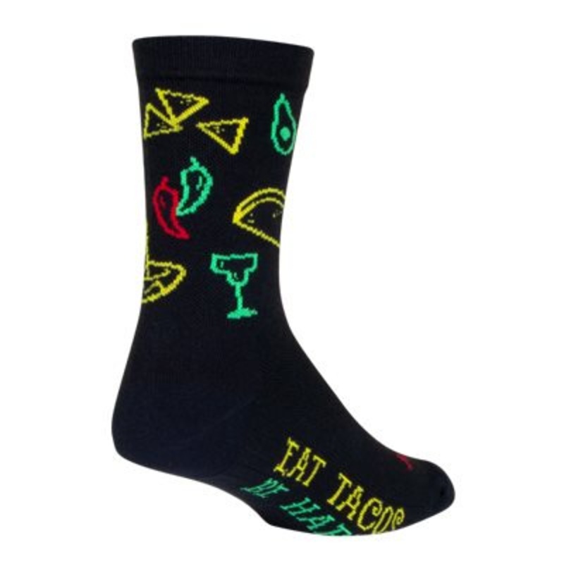 SockGuy Taco Life Crew Acrylic 6 Socks