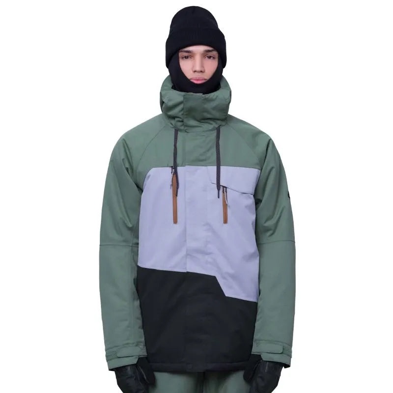 686 Men's Geo Jacket|Cypress Green Hemisphere Colorblock|Limestone Colorblock|S|M|L|XL