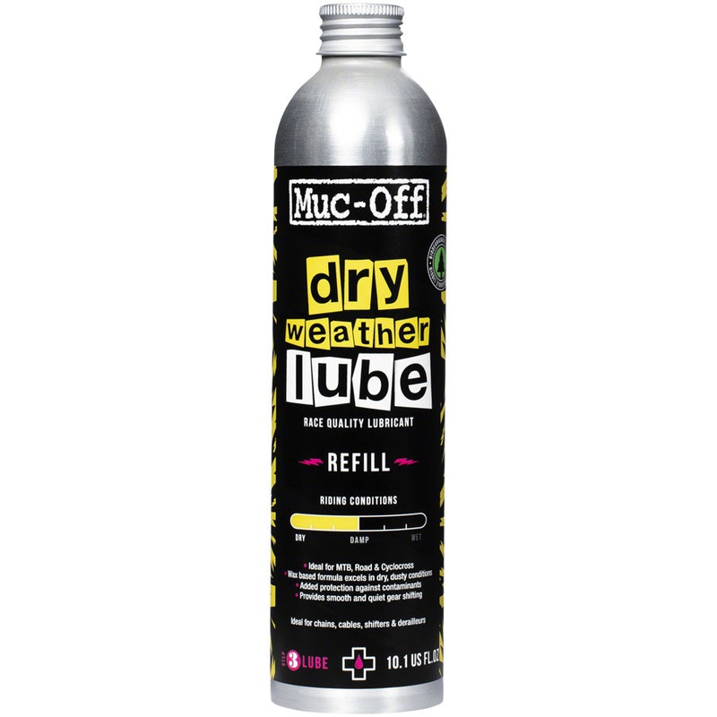 Muc-Off Bio Dry Bike Chain Lube - 300ml Aluminum Refill Bottle