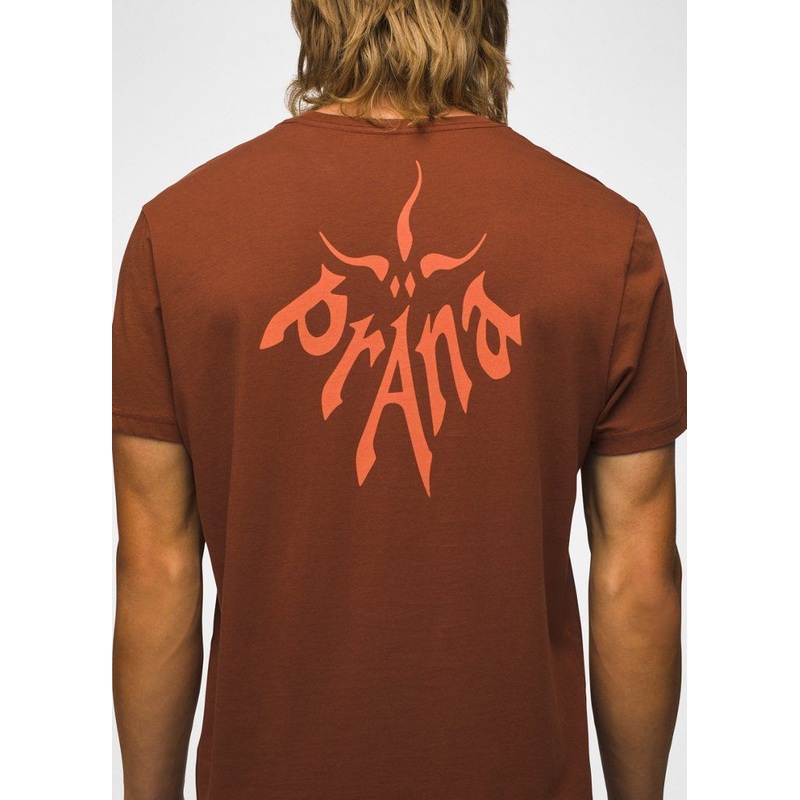 Prana Heritage Graphic SS Tee|Crimson Logo|M|L|XL