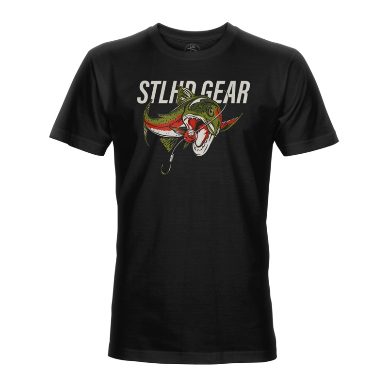 STLHD Mens Chomper Tee|Black|M|L|XL|XXL