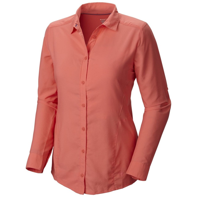 Mountain Hardwear Canyon Long Sleeve Shirt Women's Size 10 Wild Melon