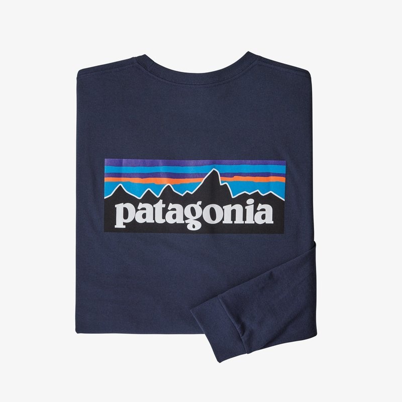 Patagonia Men's Long-Sleeved P-6 Logo Responsibili-Tee