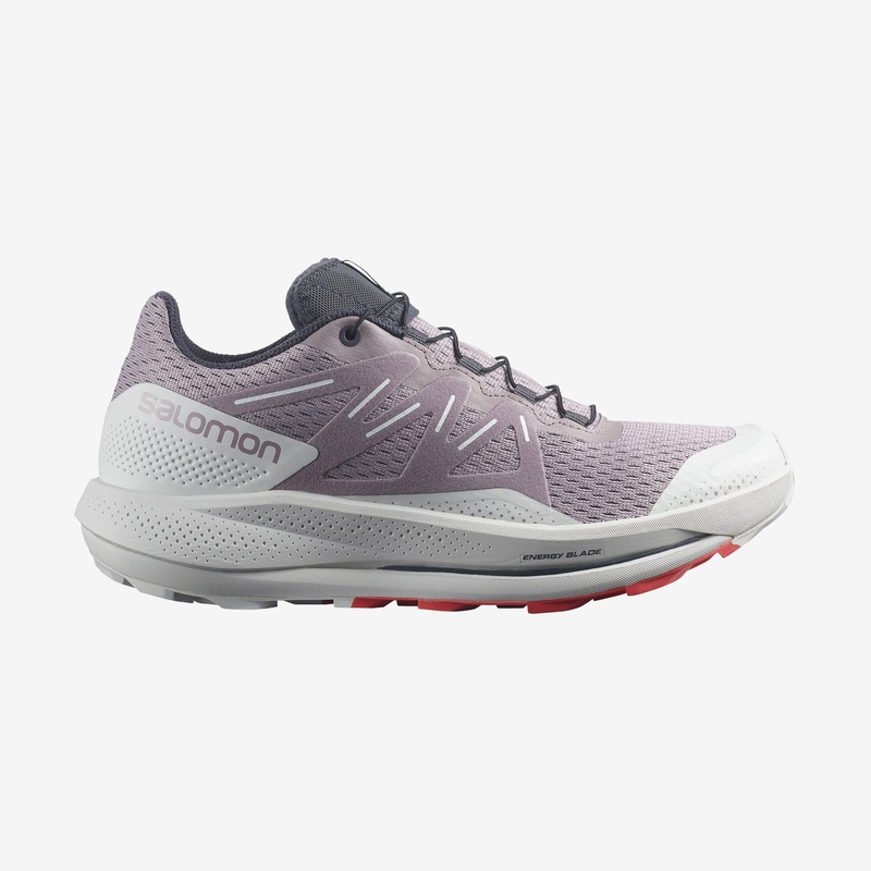 Salomon Pulsar Trail Women's|Quail/Lunar Rock/Poppy Red|6.5|7|7.5|8|8.5|9|9.5|10