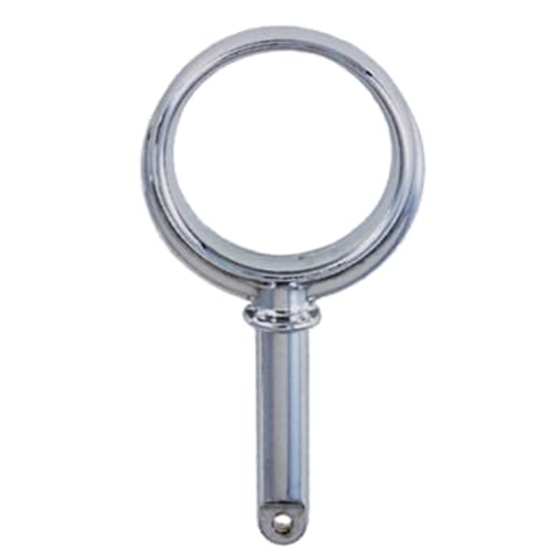 Perko 2 Round Rowlock Horns - Zinc 1/2 Shank