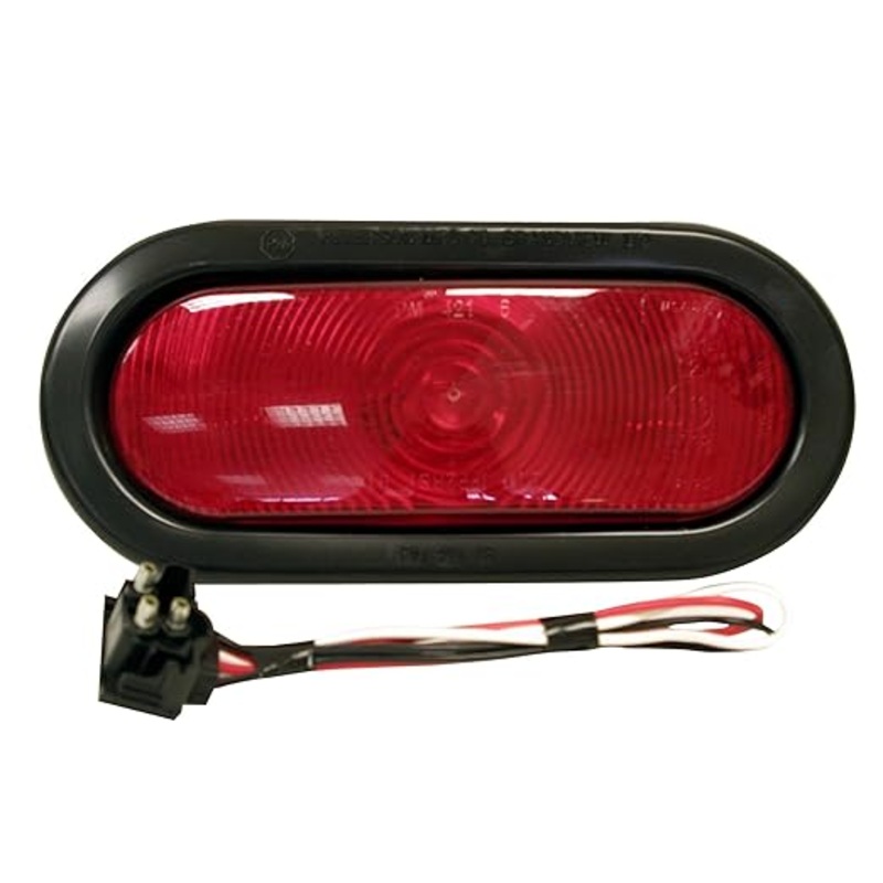 Peterson Red Oval Stop/Tail/Turn Light Kit