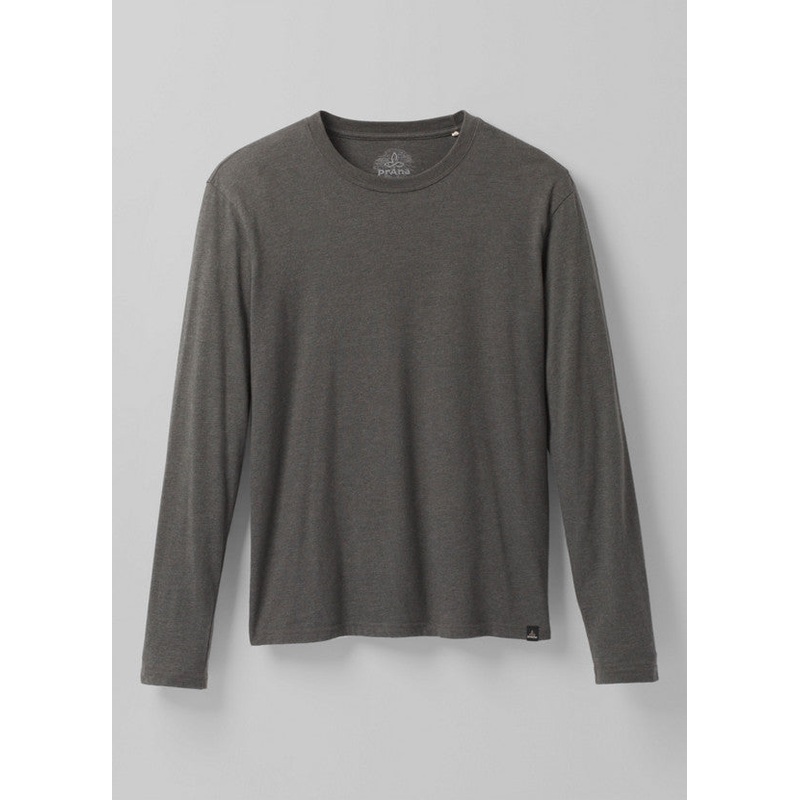 Prana Ls T-Shirt-Tall|Charcoal Heather|XS|S|M|L|XL|XXL