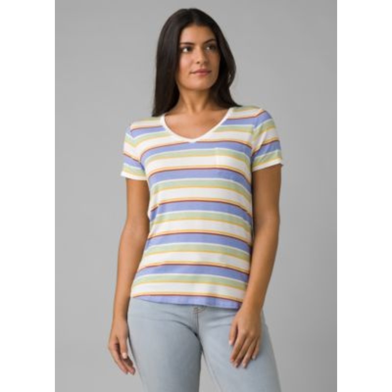 Prana Women's Foundation Short Sleeve V-neck