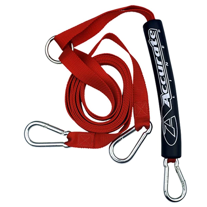 Hyperlite Nylon Webbing Boat Tow Harness Red