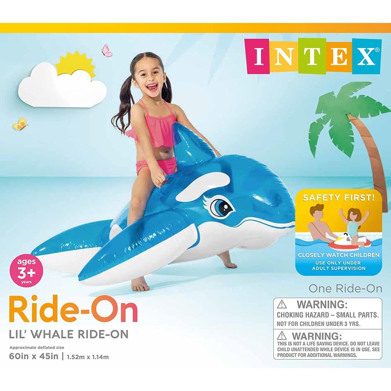 Intex Recreation Lil Whale Ride-On Float
