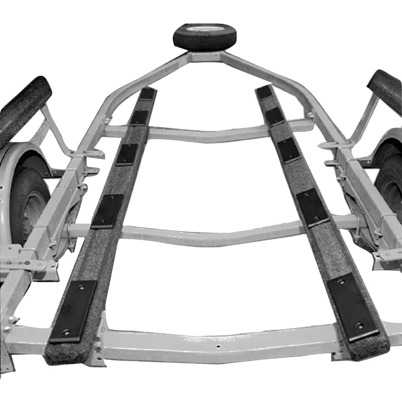 Ironwood Pacific Outdoors E-Z Slide Kit #2 - 4 Black Pads(3W X 10L) W/2 Bunkenders