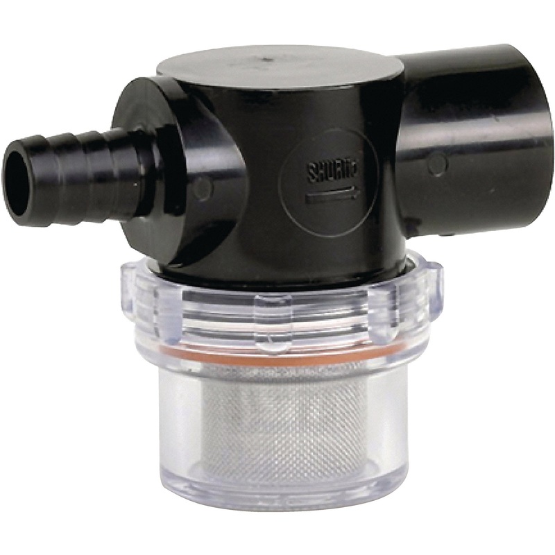 Shurflo Twist-On Water Strainer - 1/2 Pipe Inlet