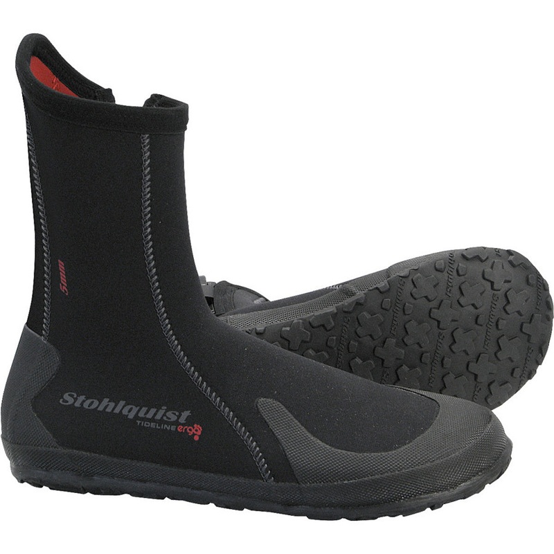 Stohlquist Tideline 5Mm Neoprene Boot - Men'S Black 7.0