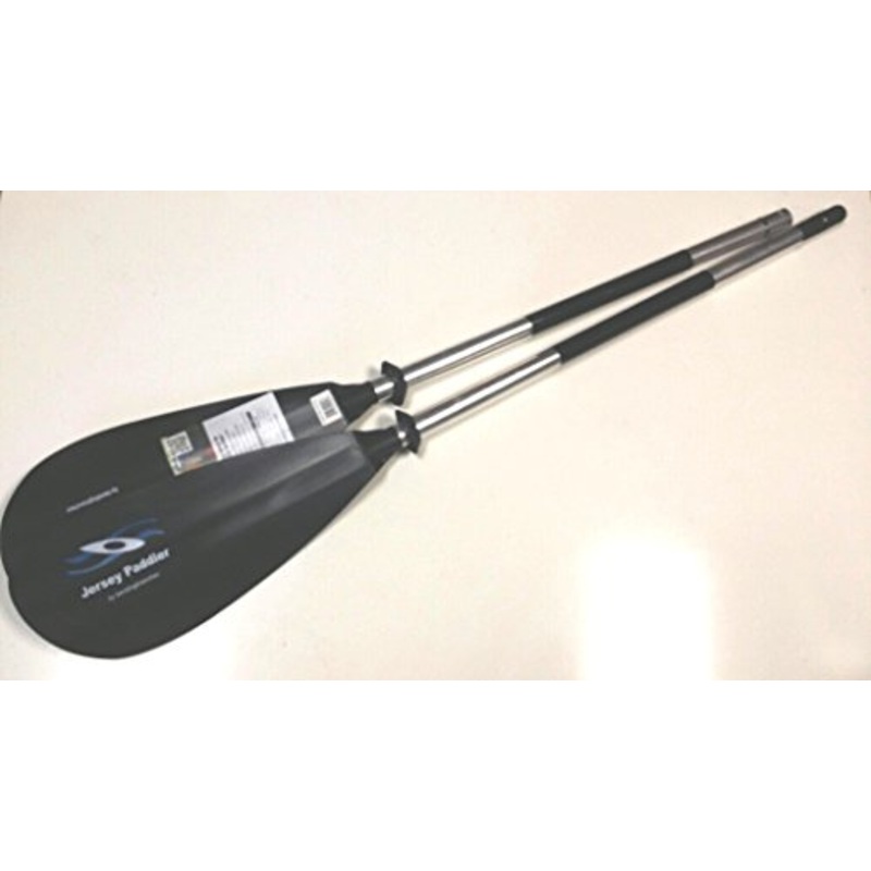 787861 230 Cm Whisper Snap-Button Kayak Aluminum Paddle Black - 2 Piece