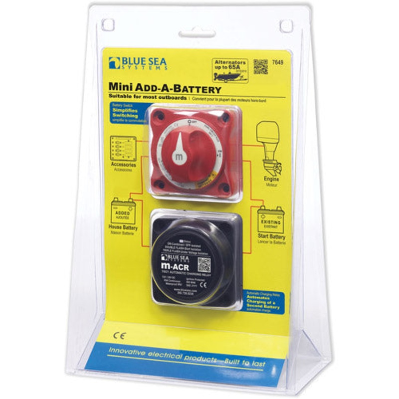 New Mini Add-a-battery Blue Sea Systems 7649 65A
