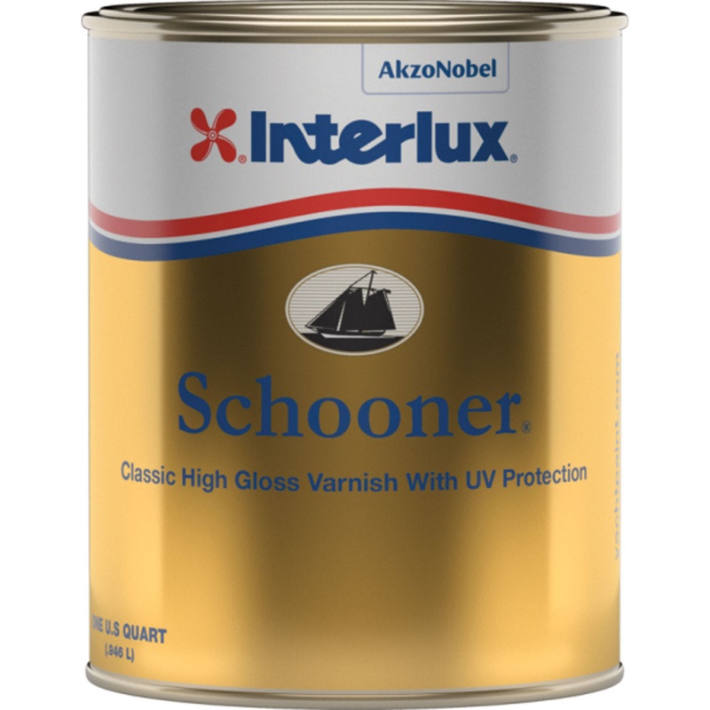 Interlux Y96/QT Schooner Varnish with UV Resistance - Quart