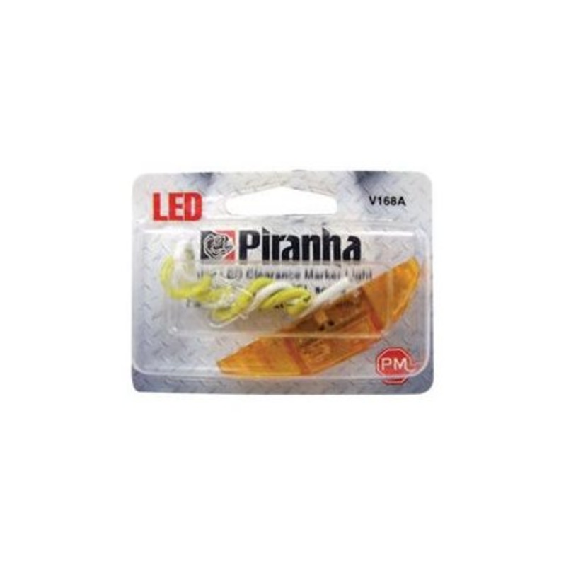 LED Oblong 26 Length X 075 Width Amber Lens Surface Mount