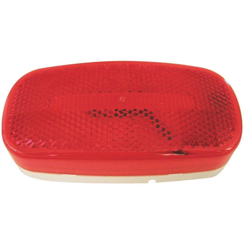 Peterson Piranha Red Oval Clearance/Side Marker LED Light
