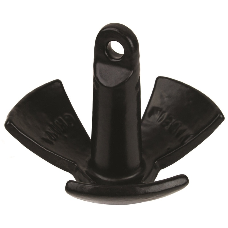 Sea Dog Marine 314275 15 Lbs River Anchor  Black for 3-314275