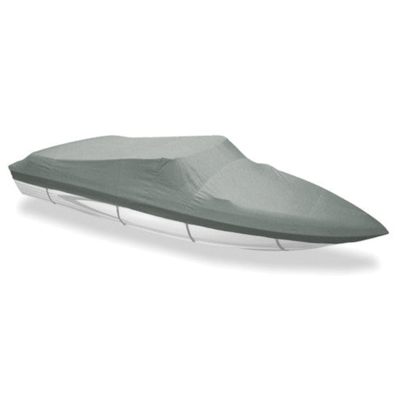 Carver V-Hull Wide Boat Cover|Gray|15'|16'|17'|13'|14'