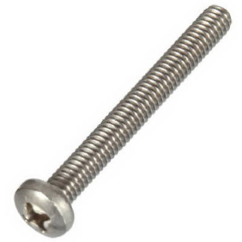 Hillman 18-8 Stainless Steel Pan Head Phillips Machine Screw 1/4 x 1-1/2 - 100 Pack