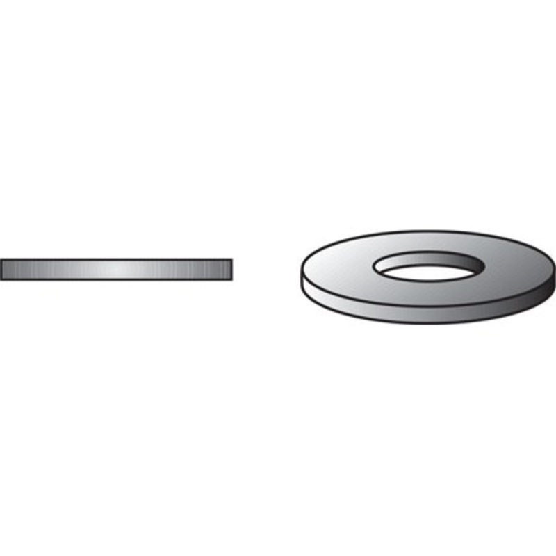 Hillman Stainless Steel Flat Washers 3/8 - 100 Pack