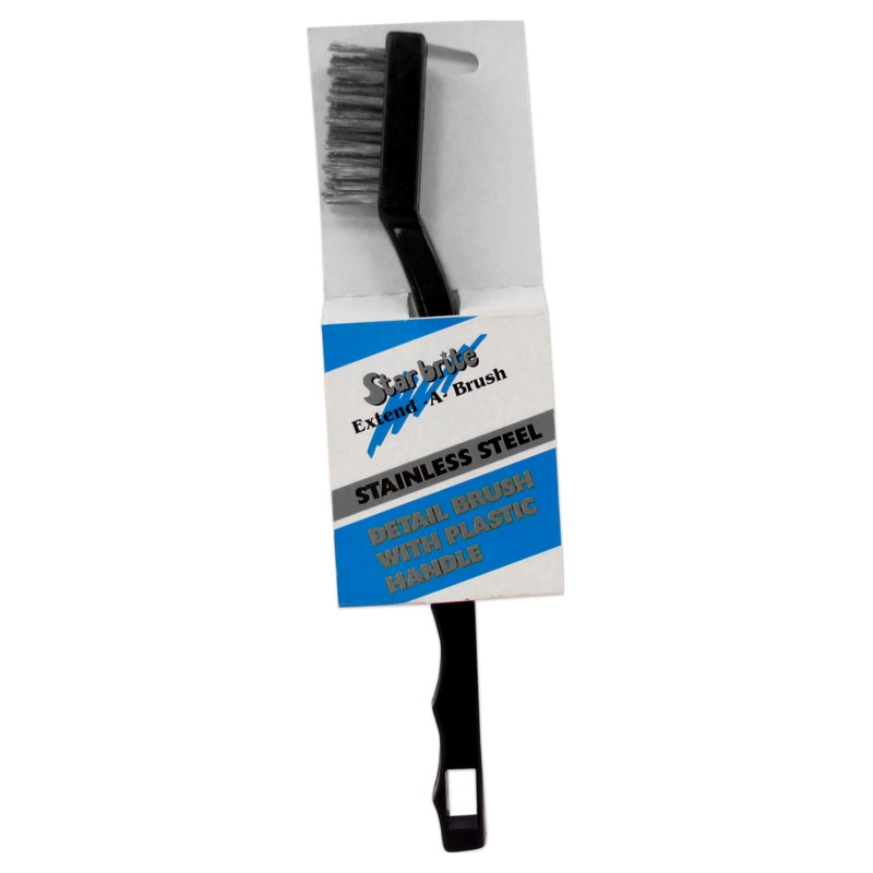 Starbrite Detail Brush|7-3/4|Stainless Steel Bristles