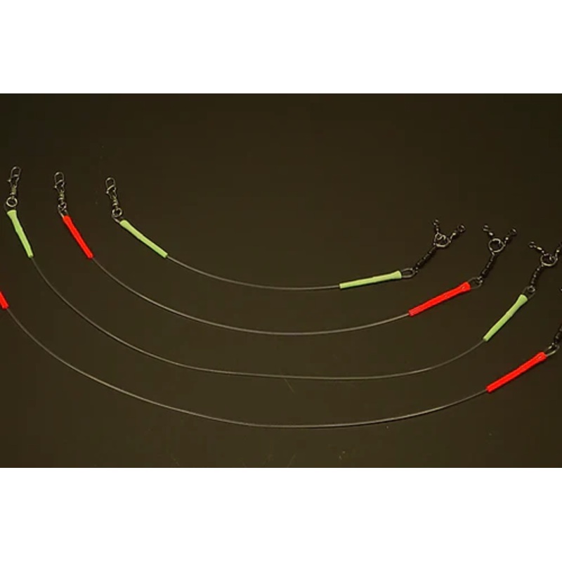 Coldwater Strong Anti Twist 24 Red Flasher Bumper Leader