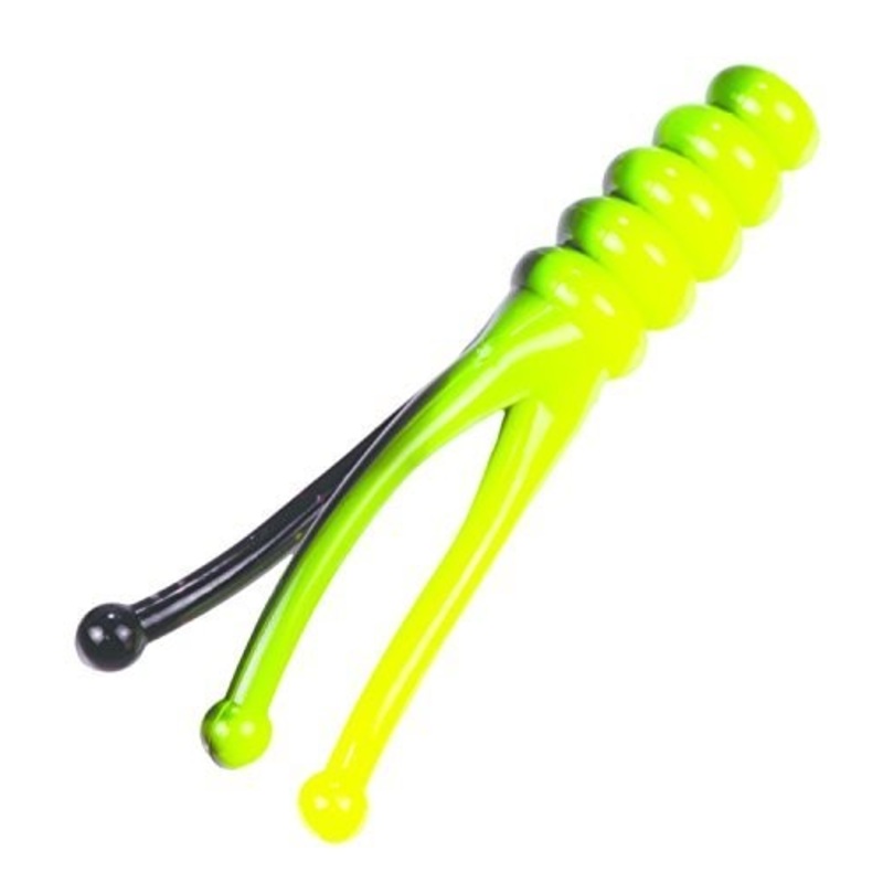 Strike King Mr. Crappie Joker Soft Bait Black Chartreuse