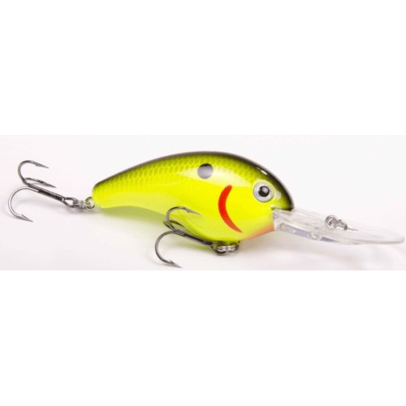 Strike King Pro Model 5XD Crankbait - Black Back Chartreuse