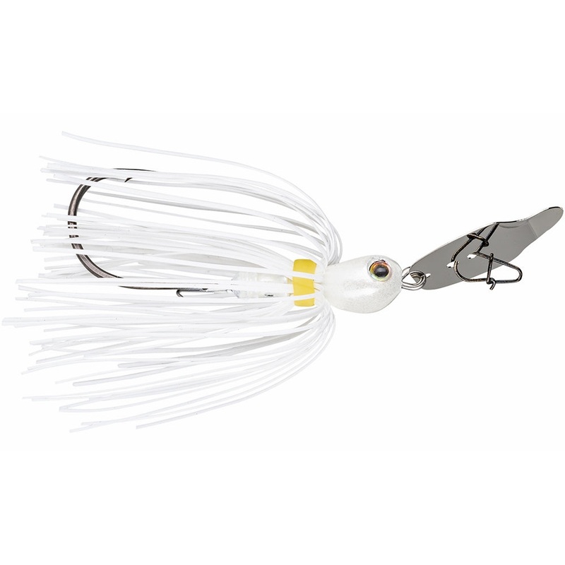 TCVSJ12-10 0.5 Oz Thunder Cricket Vibrating Swim Jig Fishing Lure White