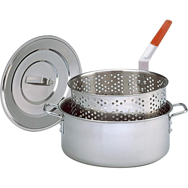 King Kooker KK2S Stainless Steel Deep Fry Pan with Lid