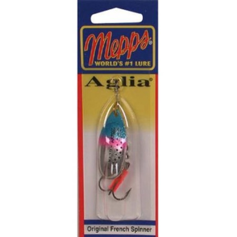 Mepps Aglia Inline Spinner 1/3 Oz Rainbow Trout