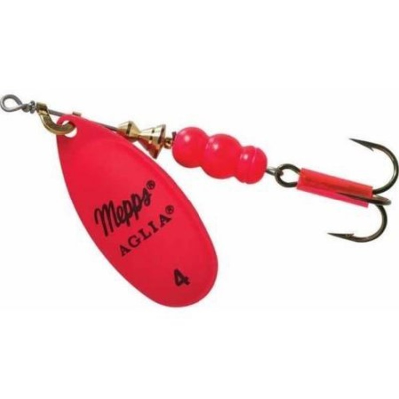 Mepps Aglia Plain Treble Spinner Hot Pink 1/3 Oz