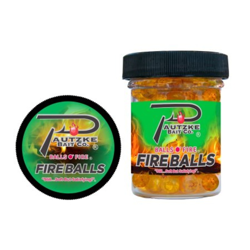 Pautzkes Bait Fire Balls Fish Bait  Gold Shrimp 1.65 Oz